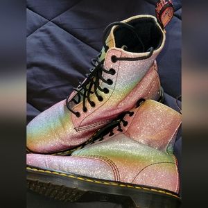 Multi glitter Dr. Marten boot